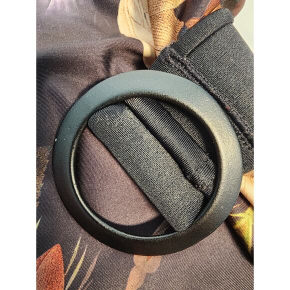 Agua Bendita Nicolette Shade Black Floral One Piece Swimsuit Size XL - Picture 13 of 15